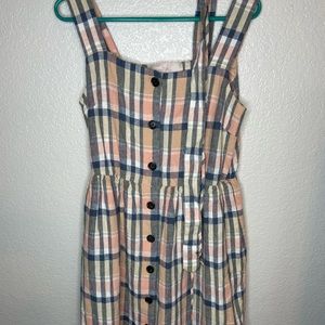 Gal meets glam size 12 Pink plaid dress